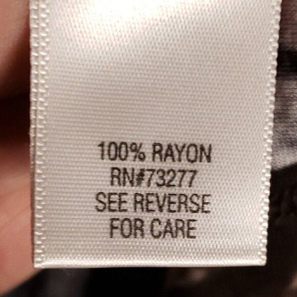 Simply Vera Vera Wang Womens Brown Tie Dye Knit Draped Neck Top Medium - Picture 6 of 6